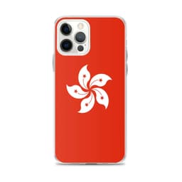 image-Coque iPhone Drapeau de Hong Kong – Étui Souple – Résistant et Anticho