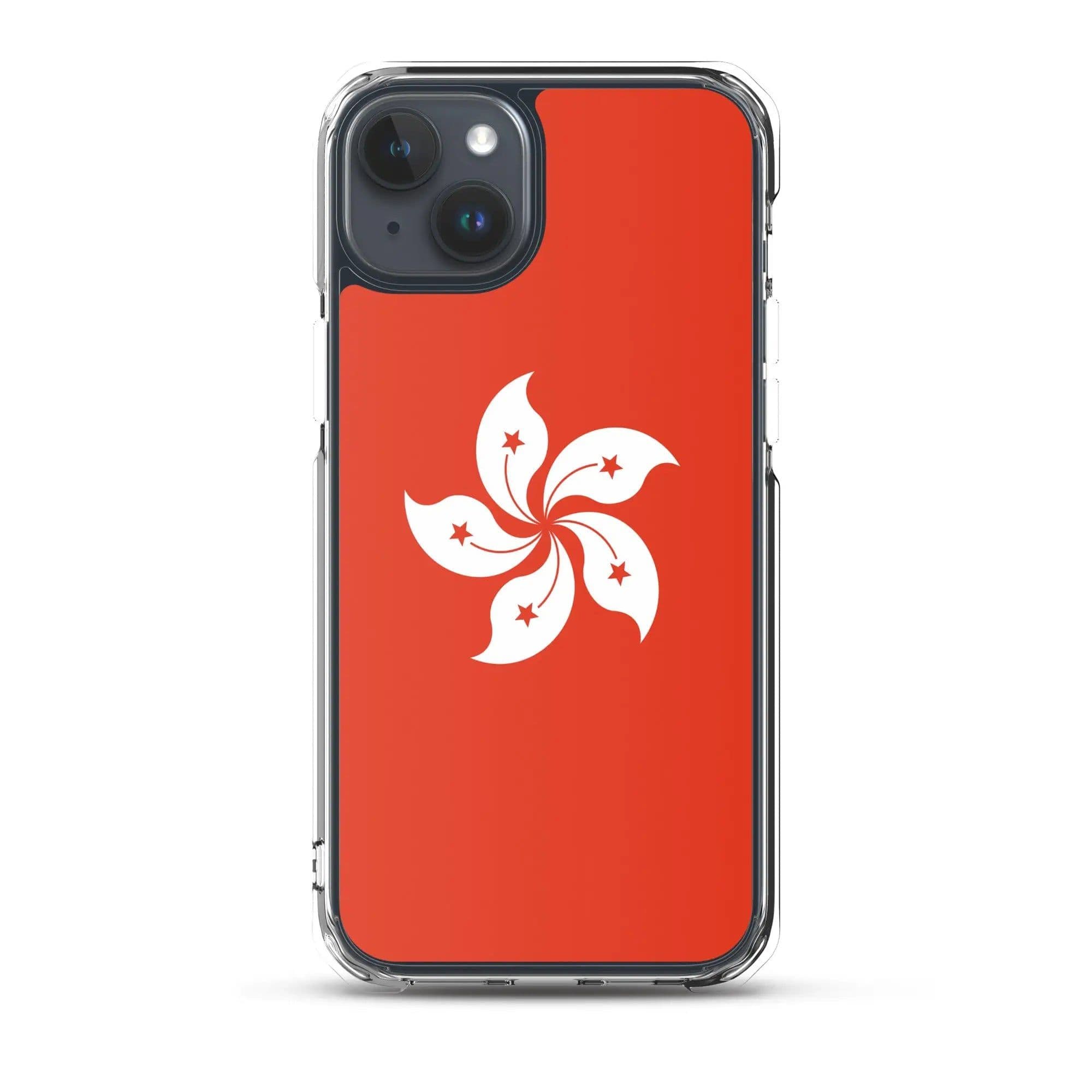 image-Coque iPhone Drapeau de Hong Kong – Étui Souple – Résistant et Anticho