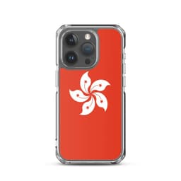 image-Coque iPhone Drapeau de Hong Kong – Étui Souple – Résistant et Anticho
