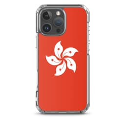 image-Coque iPhone Drapeau de Hong Kong – Étui Souple – Résistant et Anticho
