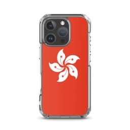 image-Coque iPhone Drapeau de Hong Kong – Étui Souple – Résistant et Anticho