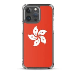 image-Coque iPhone Drapeau de Hong Kong – Étui Souple – Résistant et Anticho