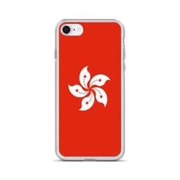 image-Coque iPhone Drapeau de Hong Kong – Étui Souple – Résistant et Anticho