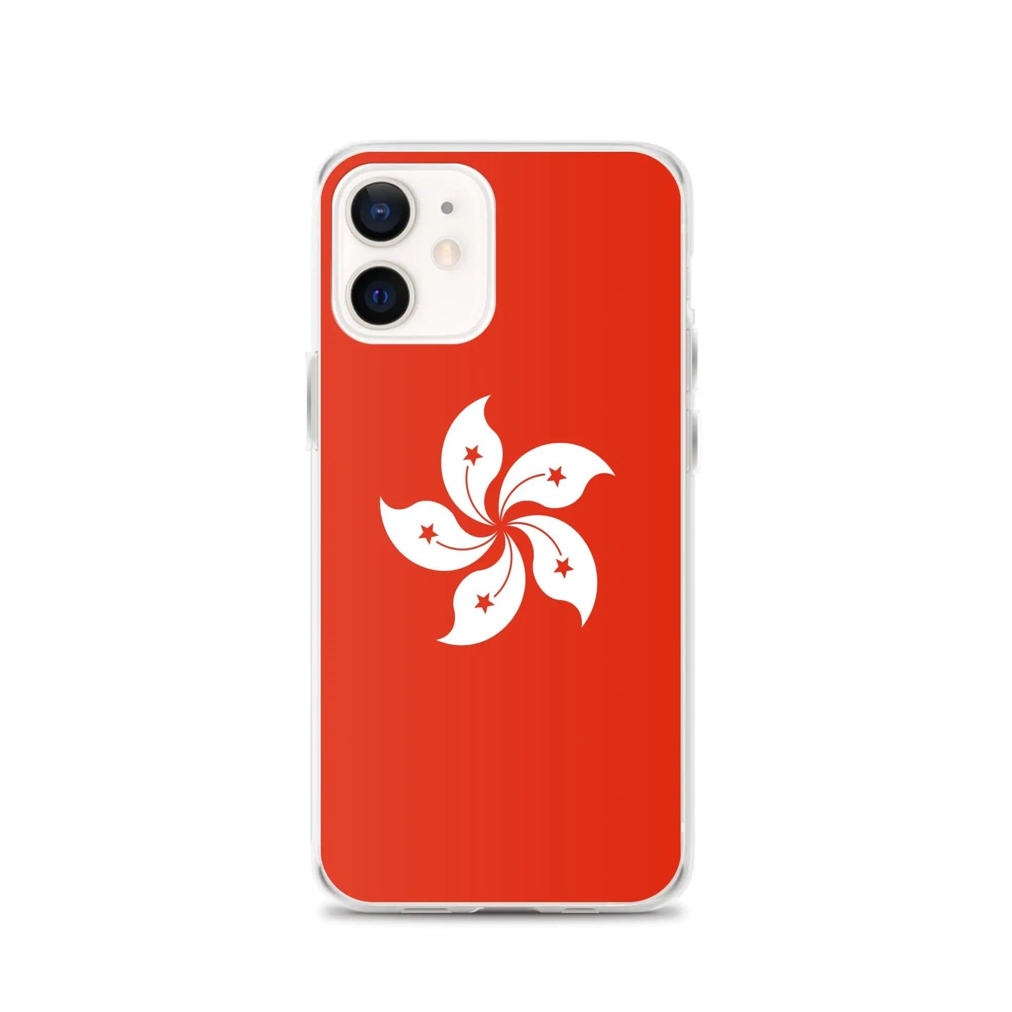 image-Coque iPhone Drapeau de Hong Kong – Étui Souple – Résistant et Anticho
