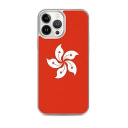image-Coque iPhone Drapeau de Hong Kong – Étui Souple – Résistant et Anticho