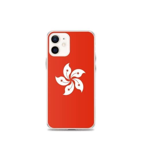 image-Coque iPhone Drapeau de Hong Kong – Étui Souple – Résistant et Anticho