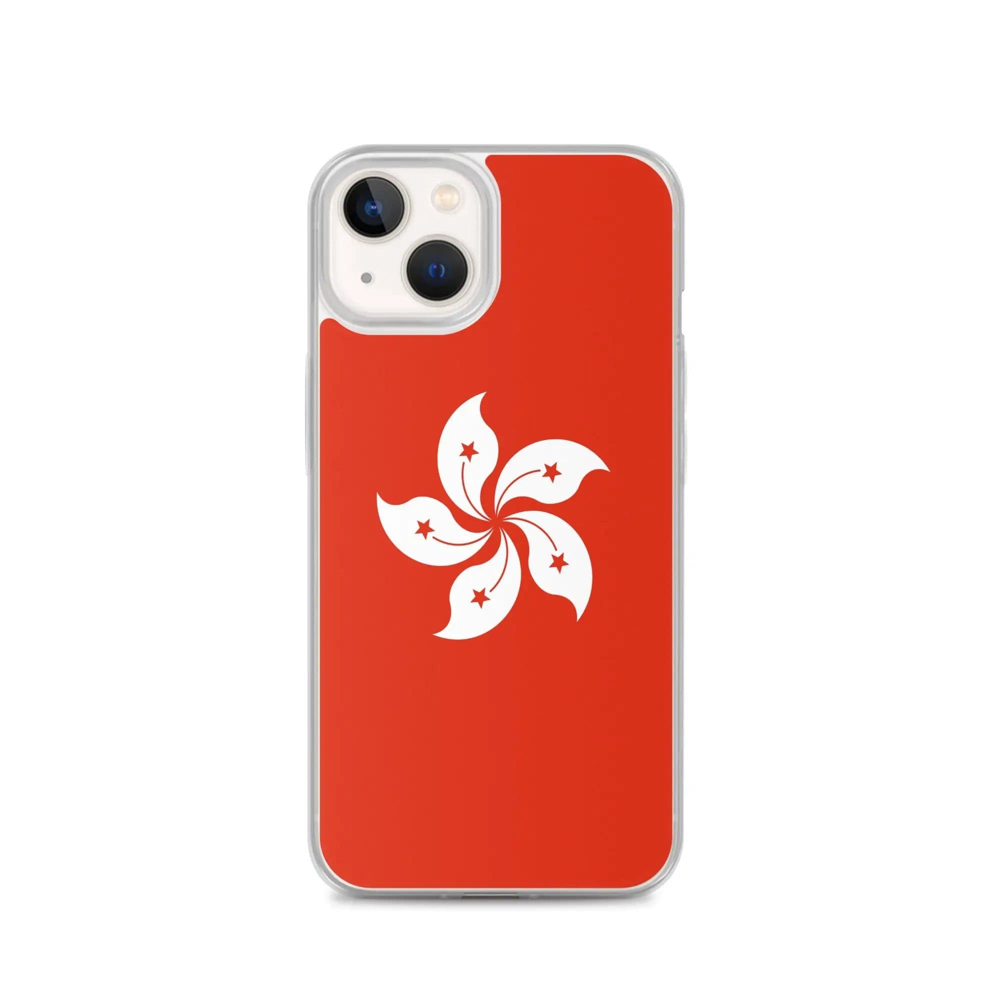 image-Coque iPhone Drapeau de Hong Kong – Étui Souple – Résistant et Anticho