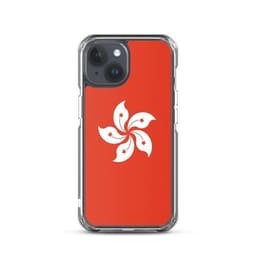 image-Coque iPhone Drapeau de Hong Kong – Étui Souple – Résistant et Anticho