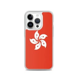 image-Coque iPhone Drapeau de Hong Kong – Étui Souple – Résistant et Anticho
