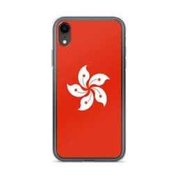 image-Coque iPhone Drapeau de Hong Kong – Étui Souple – Résistant et Anticho