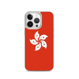 image-Coque iPhone Drapeau de Hong Kong – Étui Souple – Résistant et Anticho