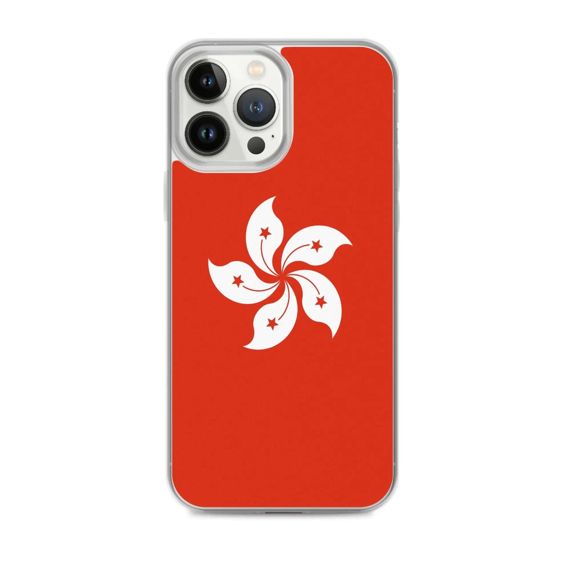image-Coque iPhone Drapeau de Hong Kong – Étui Souple – Résistant et Anticho