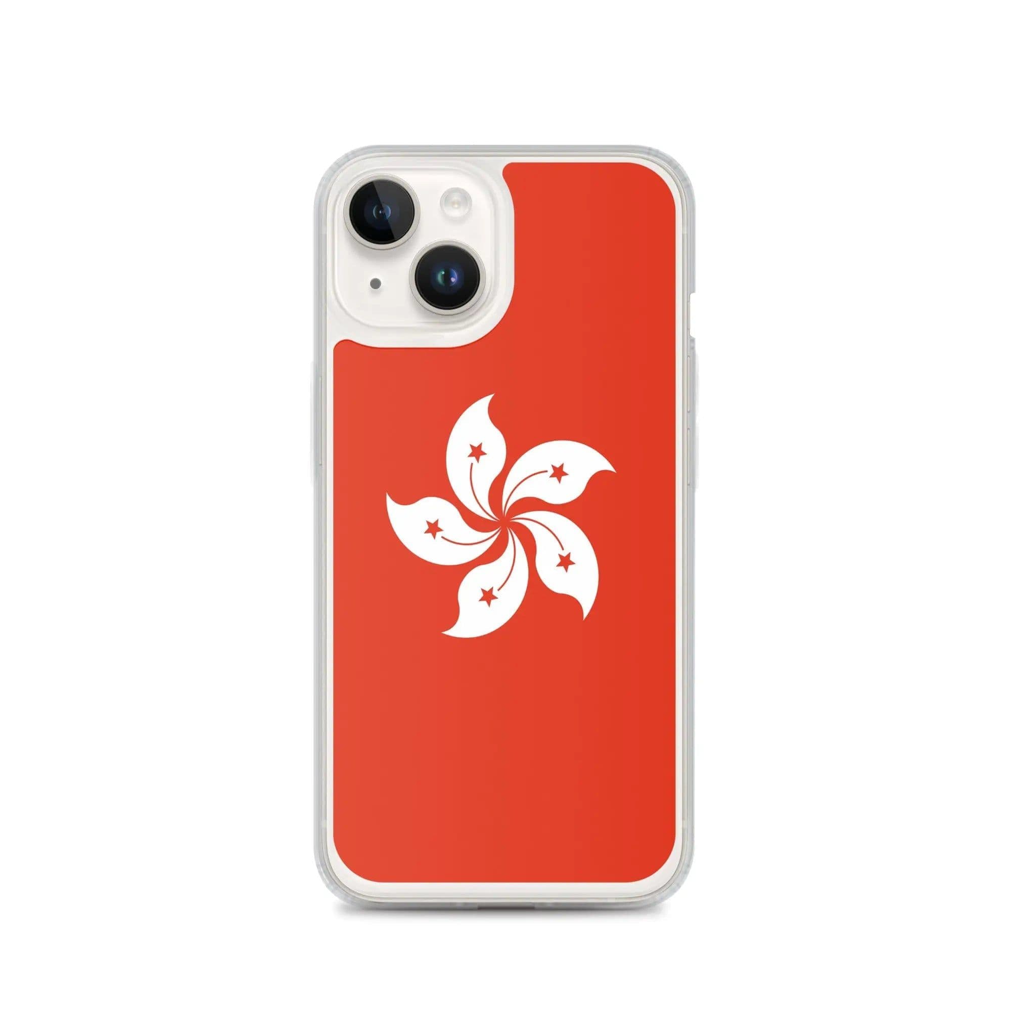 image-Coque iPhone Drapeau de Hong Kong – Étui Souple – Résistant et Anticho