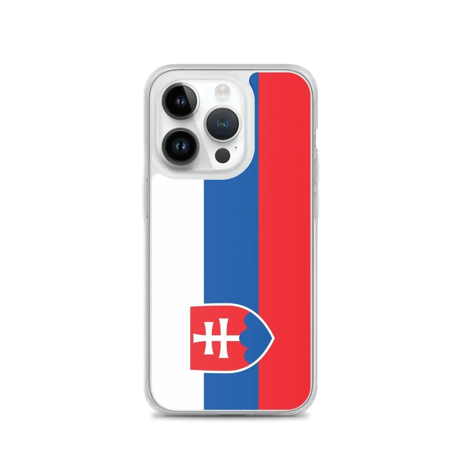 image-Coque iPhone Drapeau de la Slovaquie – Étui Souple – Résistant et Anti