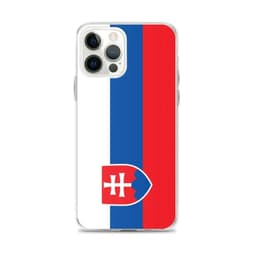 image-Coque iPhone Drapeau de la Slovaquie – Étui Souple – Résistant et Anti