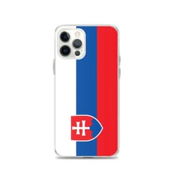 image-Coque iPhone Drapeau de la Slovaquie – Étui Souple – Résistant et Anti