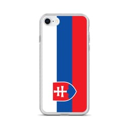 image-Coque iPhone Drapeau de la Slovaquie – Étui Souple – Résistant et Anti
