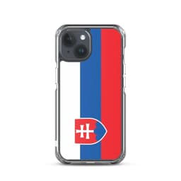 image-Coque iPhone Drapeau de la Slovaquie – Étui Souple – Résistant et Anti