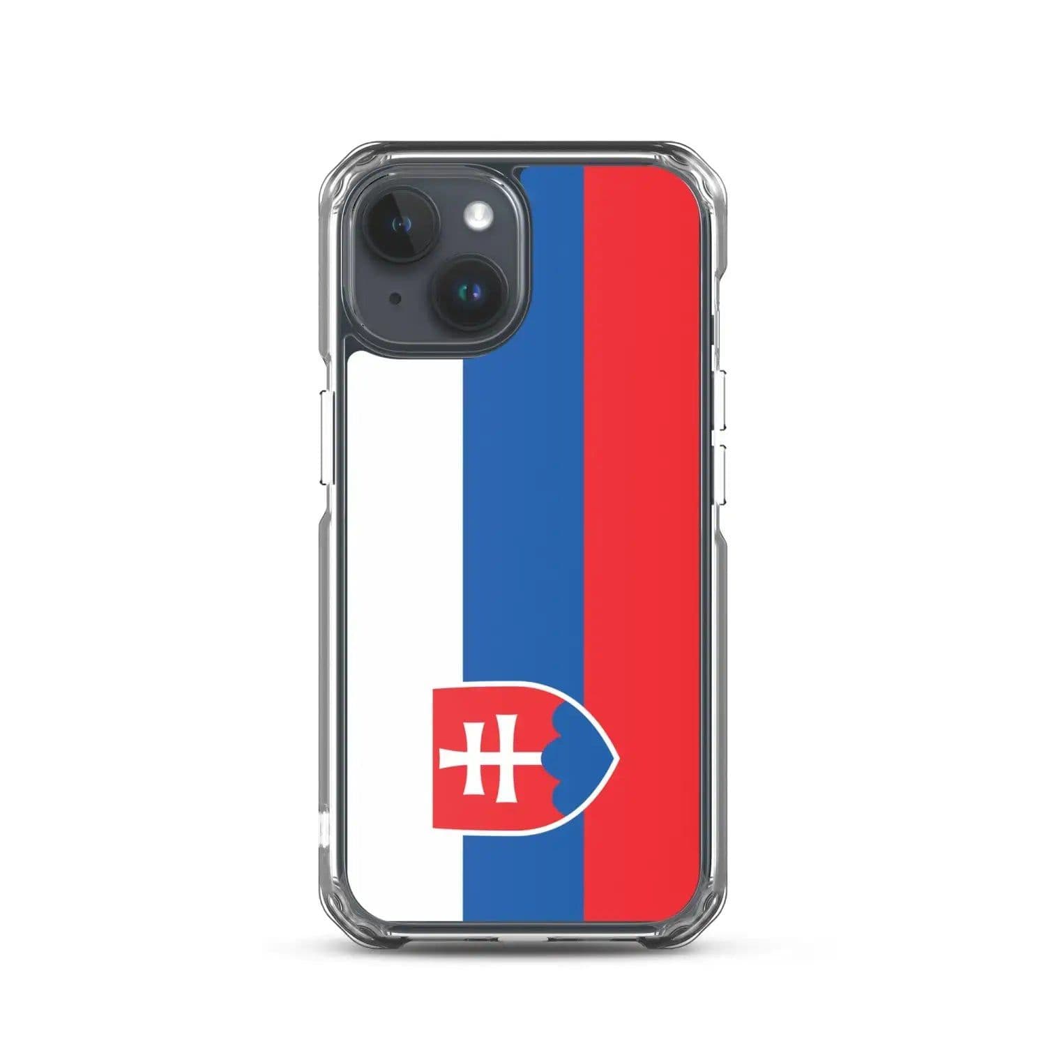 image-Coque iPhone Drapeau de la Slovaquie – Étui Souple – Résistant et Anti