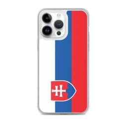 image-Coque iPhone Drapeau de la Slovaquie – Étui Souple – Résistant et Anti