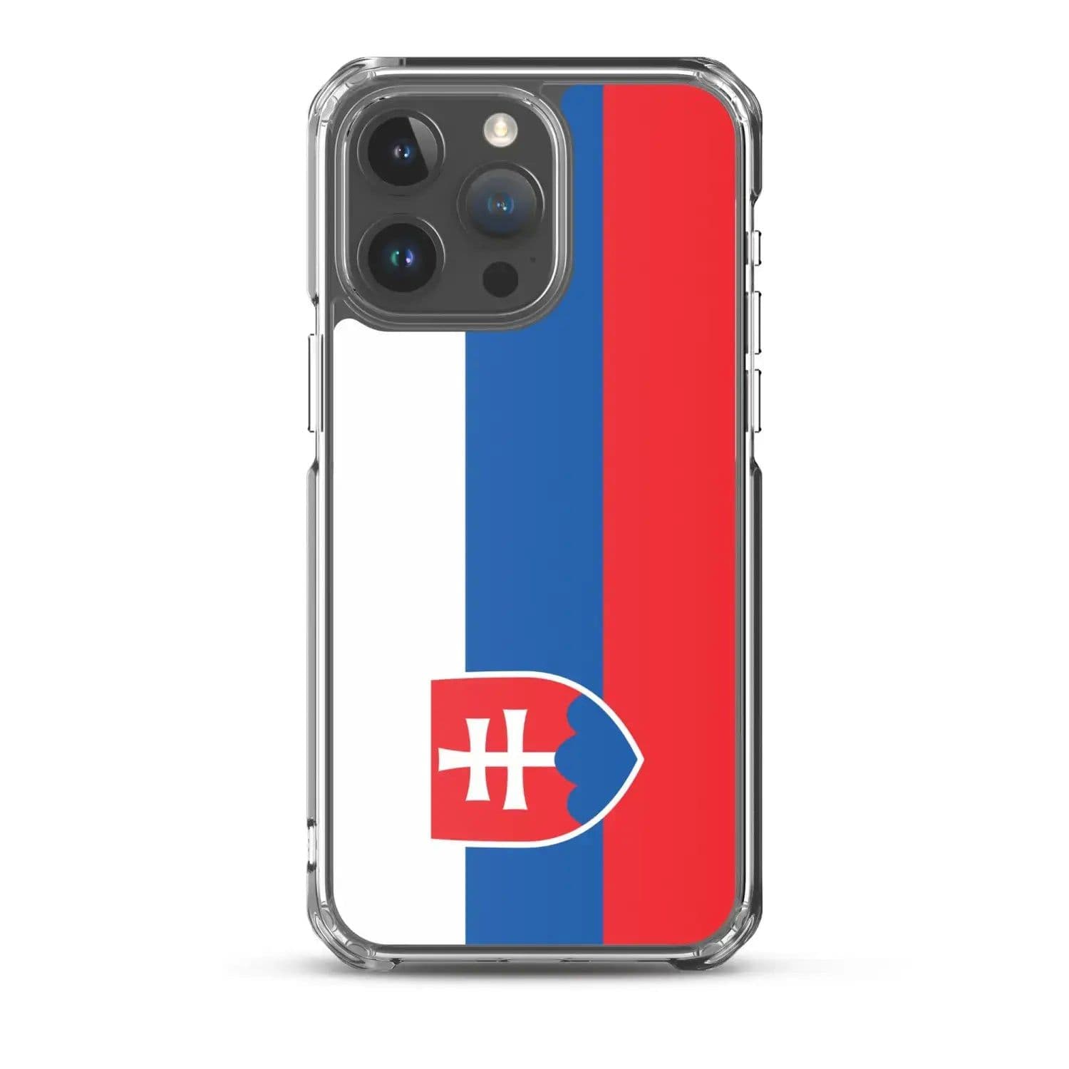 image-Coque iPhone Drapeau de la Slovaquie – Étui Souple – Résistant et Anti