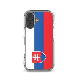 image-Coque iPhone Drapeau de la Slovaquie – Étui Souple – Résistant et Anti