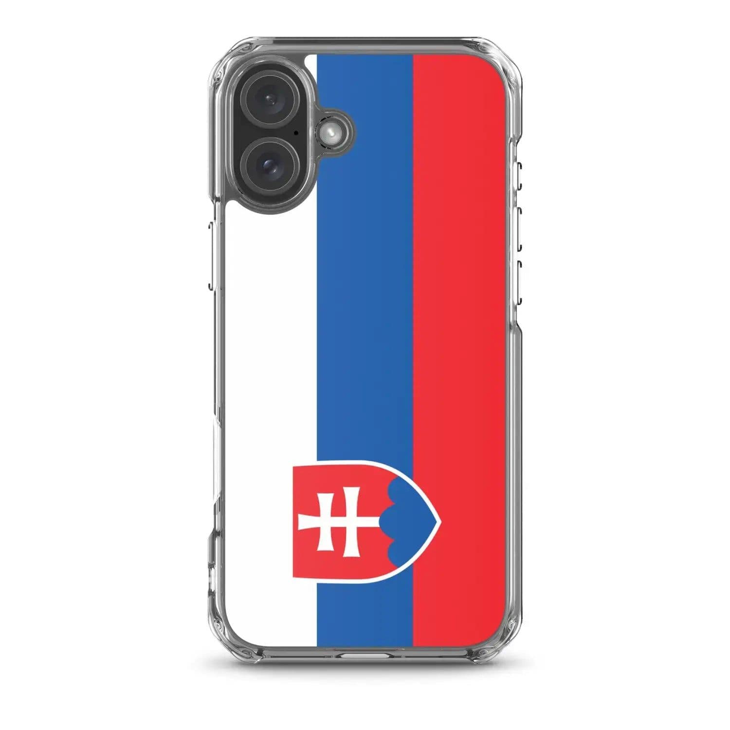 image-Coque iPhone Drapeau de la Slovaquie – Étui Souple – Résistant et Anti