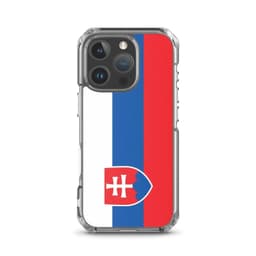 image-Coque iPhone Drapeau de la Slovaquie – Étui Souple – Résistant et Anti