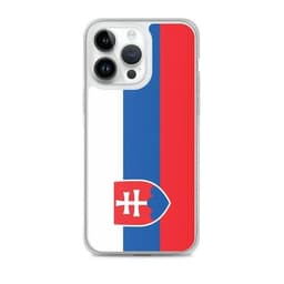 image-Coque iPhone Drapeau de la Slovaquie – Étui Souple – Résistant et Anti