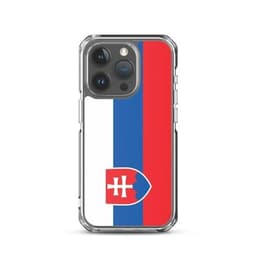 image-Coque iPhone Drapeau de la Slovaquie – Étui Souple – Résistant et Anti