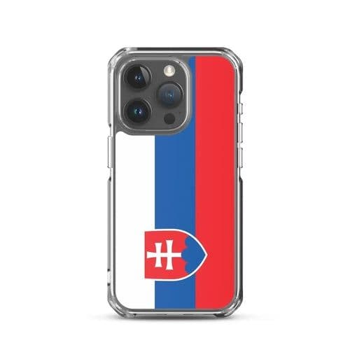 image-Coque iPhone Drapeau de la Slovaquie – Étui Souple – Résistant et Anti