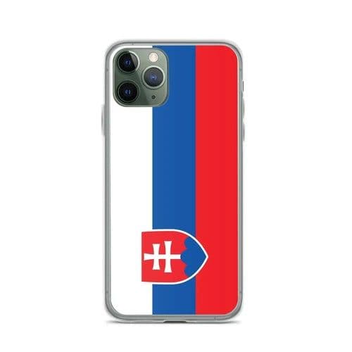 image-Coque iPhone Drapeau de la Slovaquie – Étui Souple – Résistant et Anti