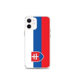 image-Coque iPhone Drapeau de la Slovaquie – Étui Souple – Résistant et Anti