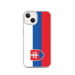 image-Coque iPhone Drapeau de la Slovaquie – Étui Souple – Résistant et Anti