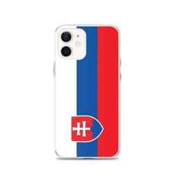 image-Coque iPhone Drapeau de la Slovaquie – Étui Souple – Résistant et Anti