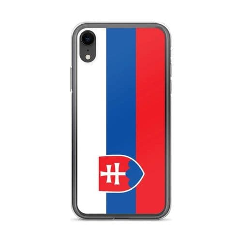 image-Coque iPhone Drapeau de la Slovaquie – Étui Souple – Résistant et Anti