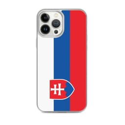 image-Coque iPhone Drapeau de la Slovaquie – Étui Souple – Résistant et Anti