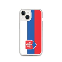 image-Coque iPhone Drapeau de la Slovaquie – Étui Souple – Résistant et Anti