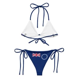 image-Bikini Femme – Drapeau Îles Cook – Maillot de Bain 2 Pièces