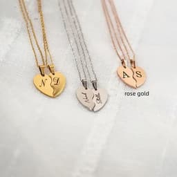image-Personalized Stainless Steel Heart-shaped Necklace-personalized