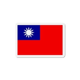 image-Aimant Drapeau de Taïwan en plusieurs taiiles