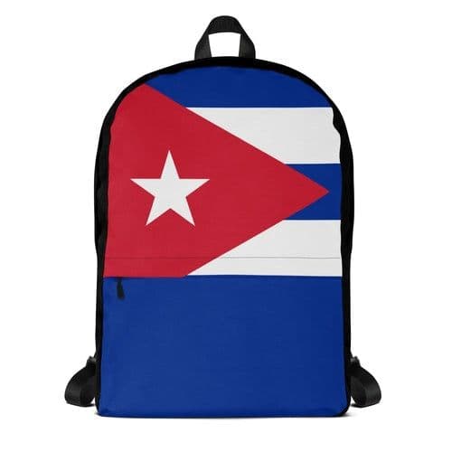 image-Sac à dos Drapeau de Cuba – Polyester – Léger et Résistant