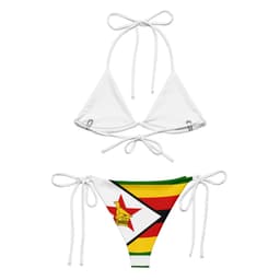 image-Bikini Femme – Drapeau du Zimbabwe – Maillot de Bain 2 Pièces