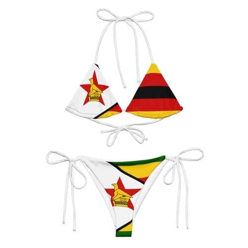 image-Bikini Femme – Drapeau du Zimbabwe – Maillot de Bain 2 Pièces