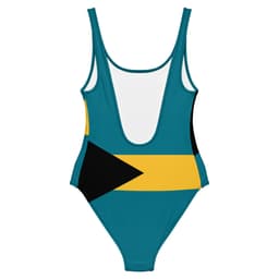 image-Maillot de Bain Femme – Drapeau des Bahamas – 1 Pièce