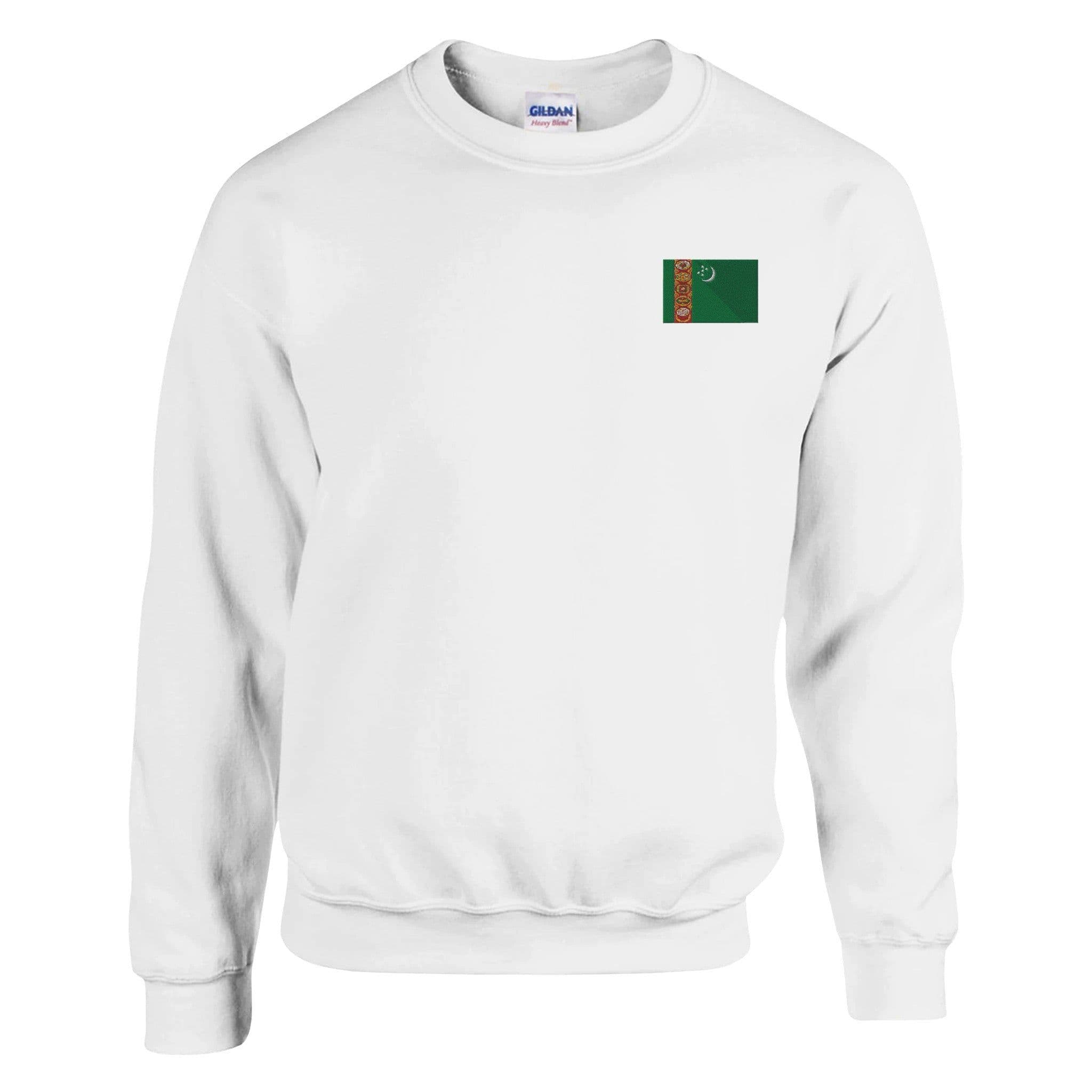 image-Sweat-shirt Drapeau du Turkménistan en broderie
