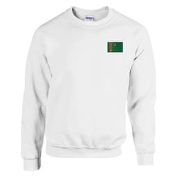 image-Sweat-shirt Drapeau du Turkménistan en broderie