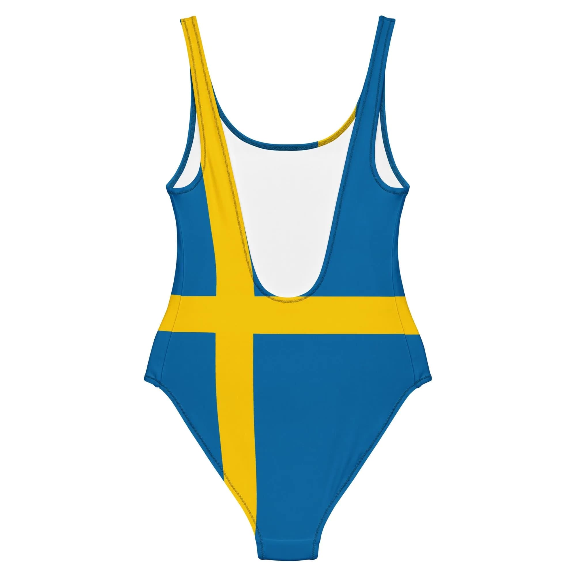 image-Maillot de Bain Femme – Drapeau de la Suède – 1 Pièce