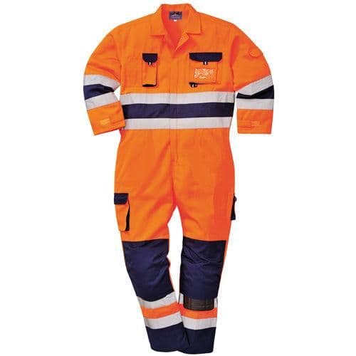 image-Portwest TX55 Nantes Hi Vis Overalls with Kneepad Pockets
