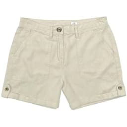 image-Womens Linen Summer Shorts - 2592